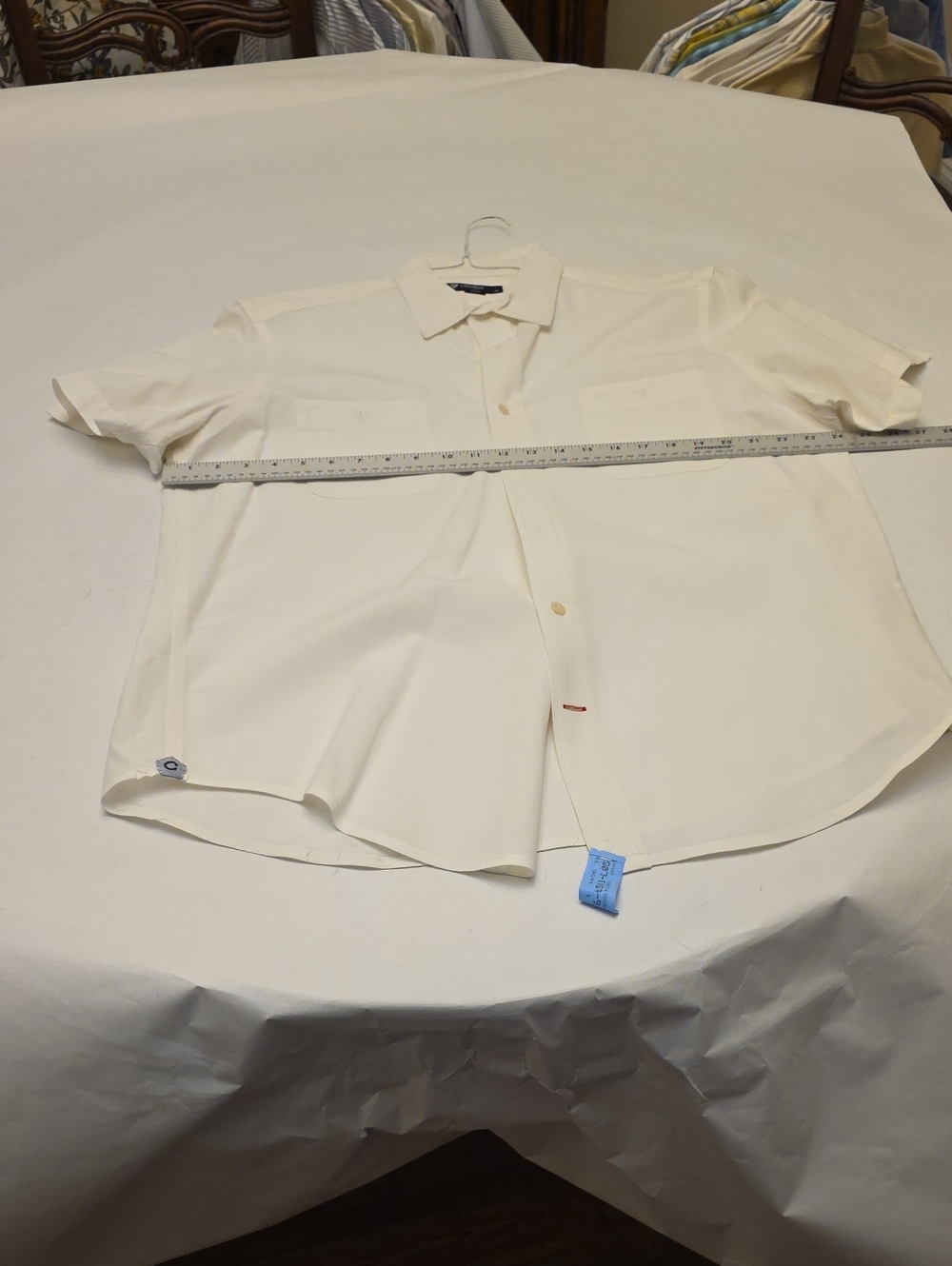 Cremieux White Short Sleeve